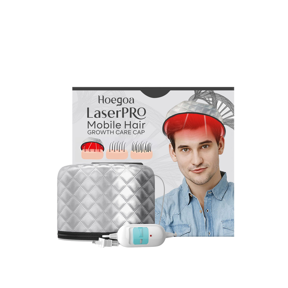 Mobile Hair Growth Care Cap, women and men