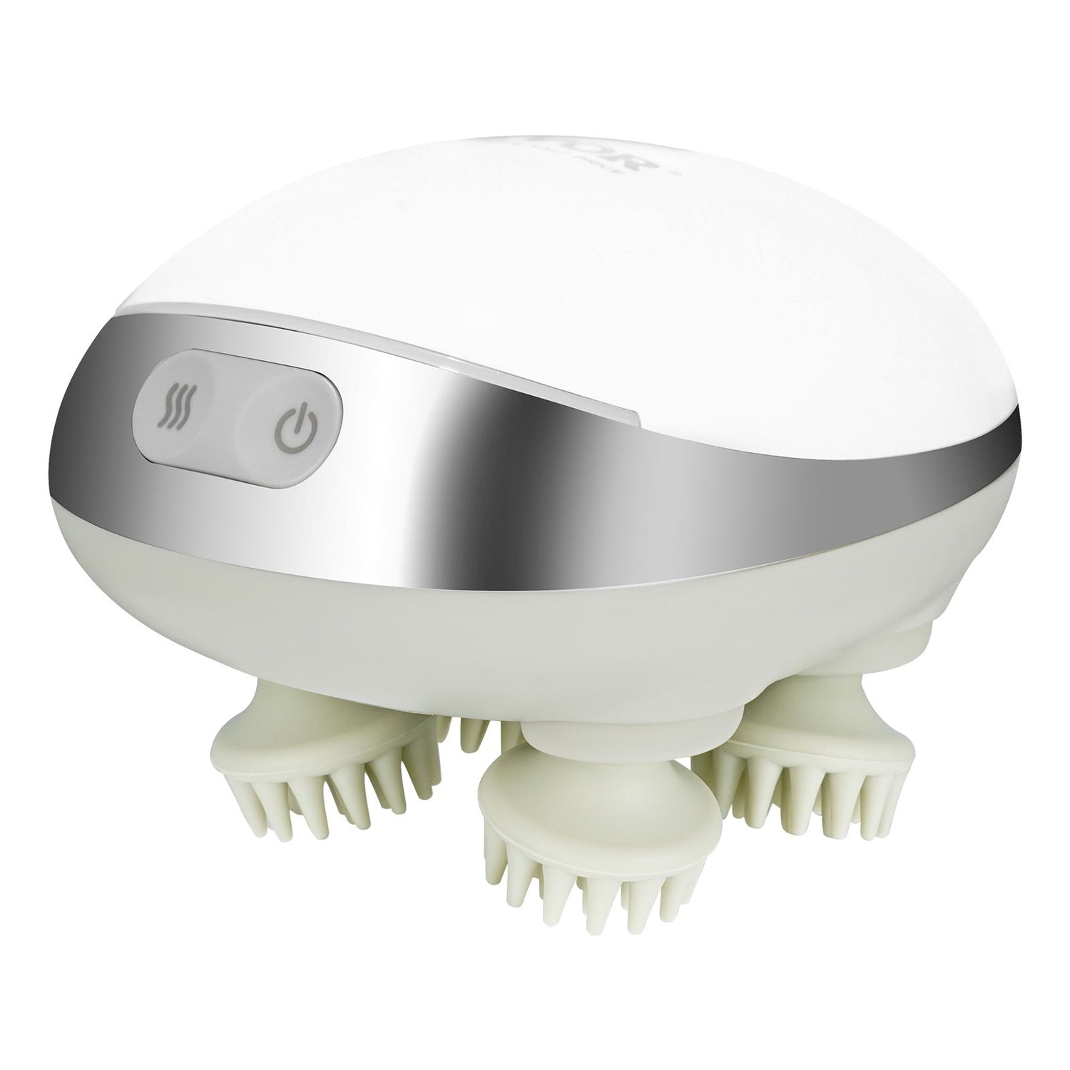 Electric Scalp Massager With Heat, Rechargeable Heated Head Massager, IPX7 Waterproof | Portable Kneading Scalp Scratcher With 8 Removable Massage Head For Hair Growth, Deep Clean, Stress Relax